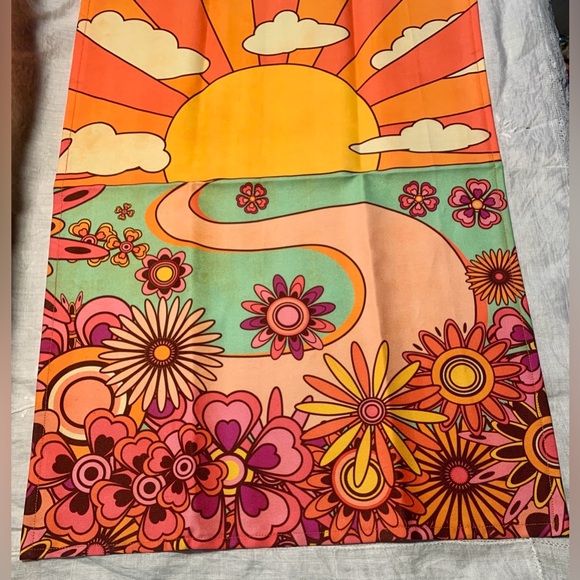 Brand new hippie sunshine tea towel - Picture 2 of 5